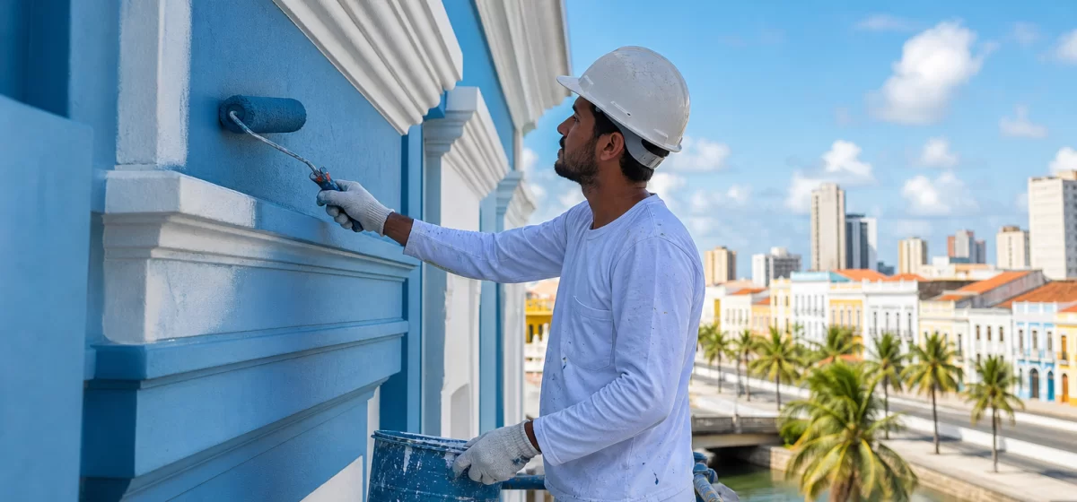 Pintor em Recife para fachada: como comparar orçamentos
