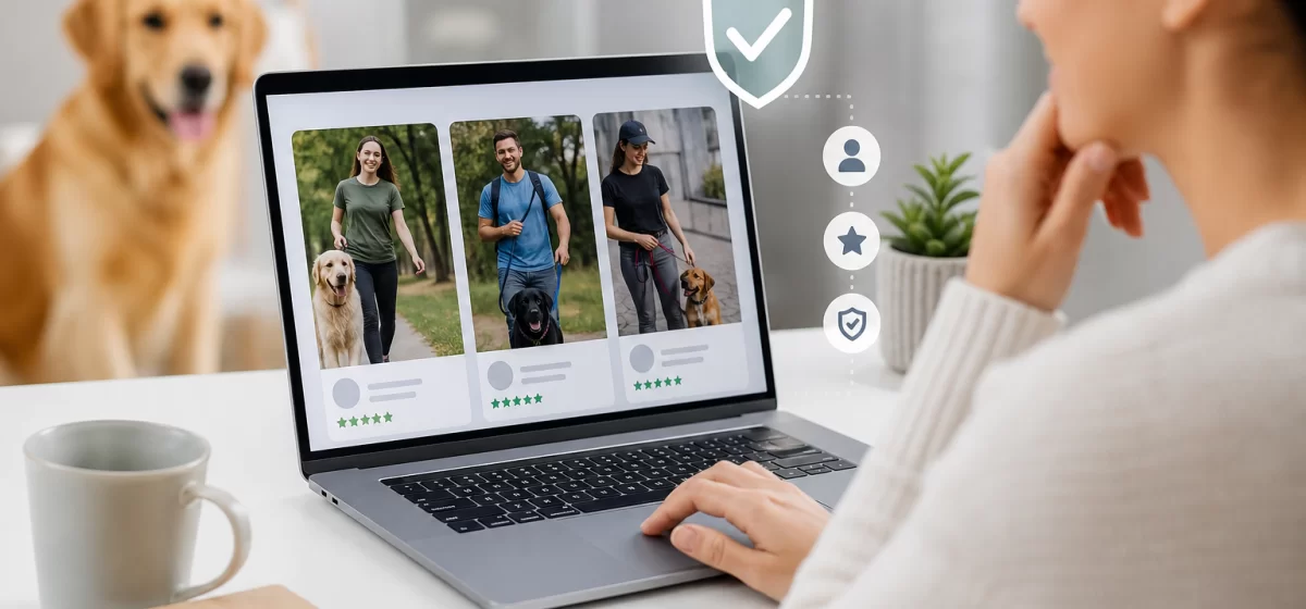 Como contratar um passeador de cães pela internet com segurança
