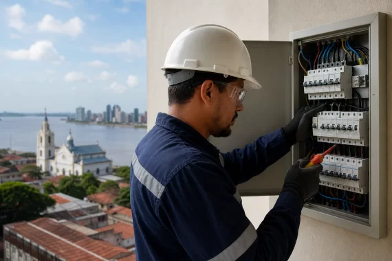 Eletricista em Belém para trocar o quadro: como pedir orçamento