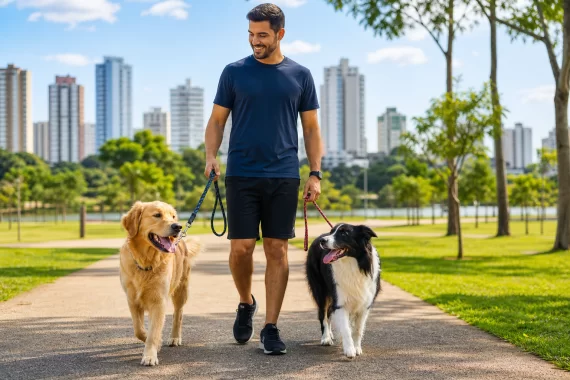 Passeador de cães em Goiânia para dois cães: como orçar