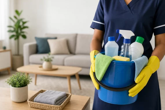 Diarista leva produtos de limpeza? O que combinar antes