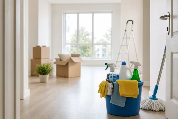 Limpeza antes de entrar em imóvel alugado: organize o pedido