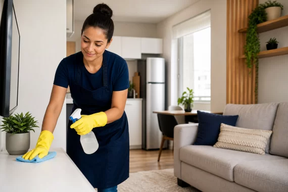 Diarista para apartamento pequeno: como definir as tarefas